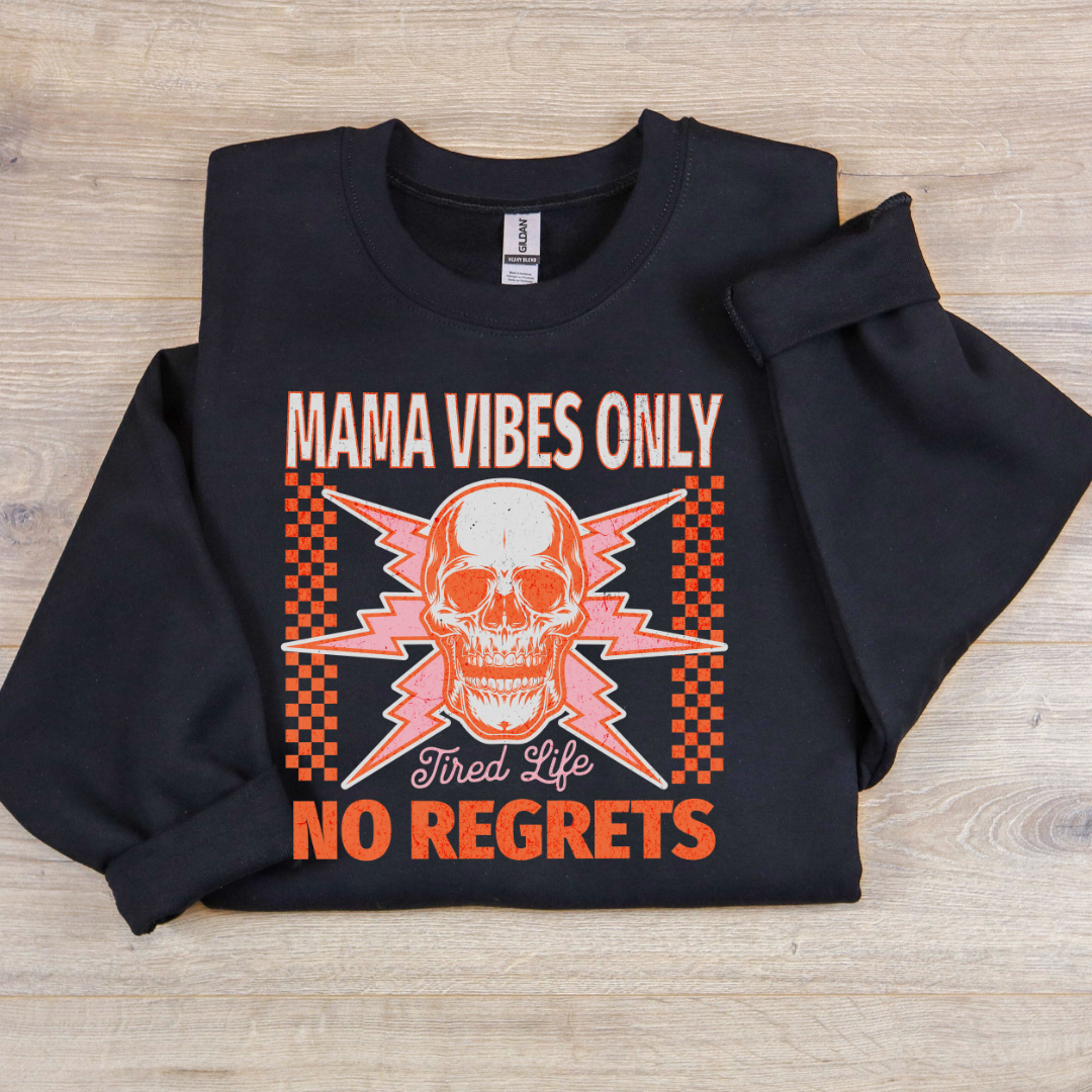 Mama Vibes Tee/Sweatshirt -black