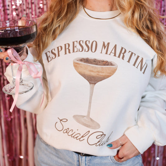 Espresso Martini Crewneck Sweater PREORDER