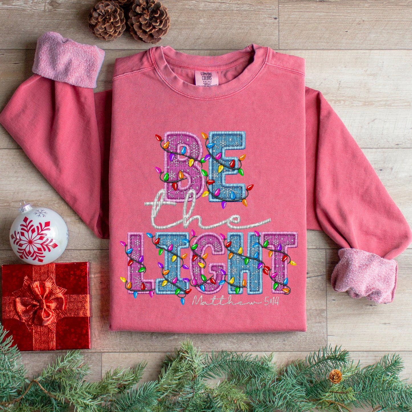 Be the Light- Comfort Color Sweatshirt