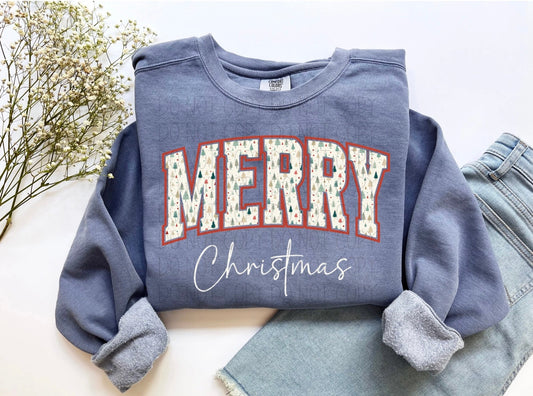 Merry Christmas Vintage- Comfort Color Sweatshirt