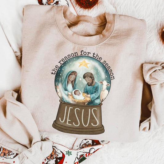 Jesus is the reason for the season-completed sweatshirt