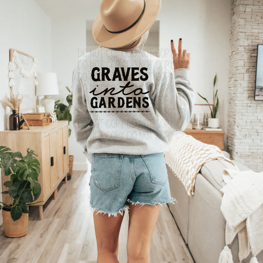 Graves into Gardens + pocket- Completed Sweatshirt