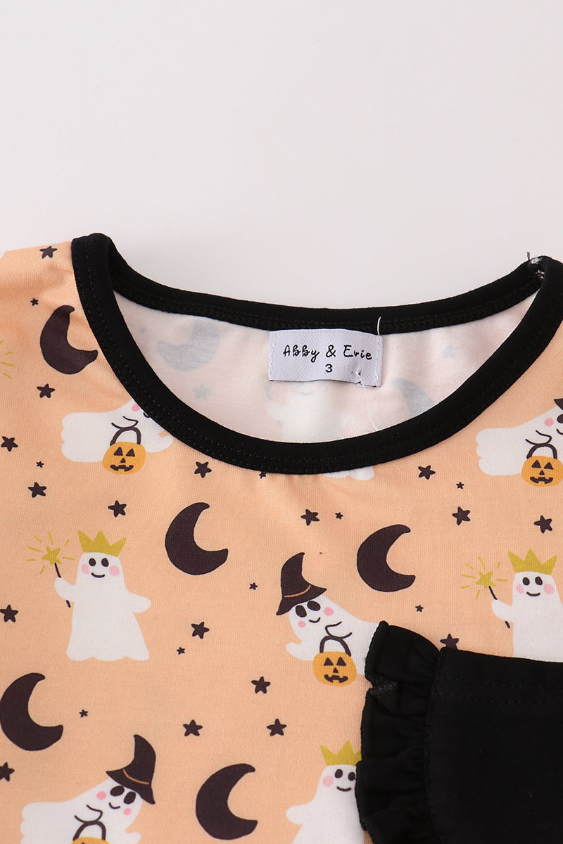 Halloween ghost girl pajamas set