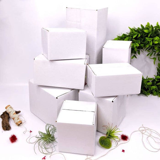 8x6x6 White Shipping Box