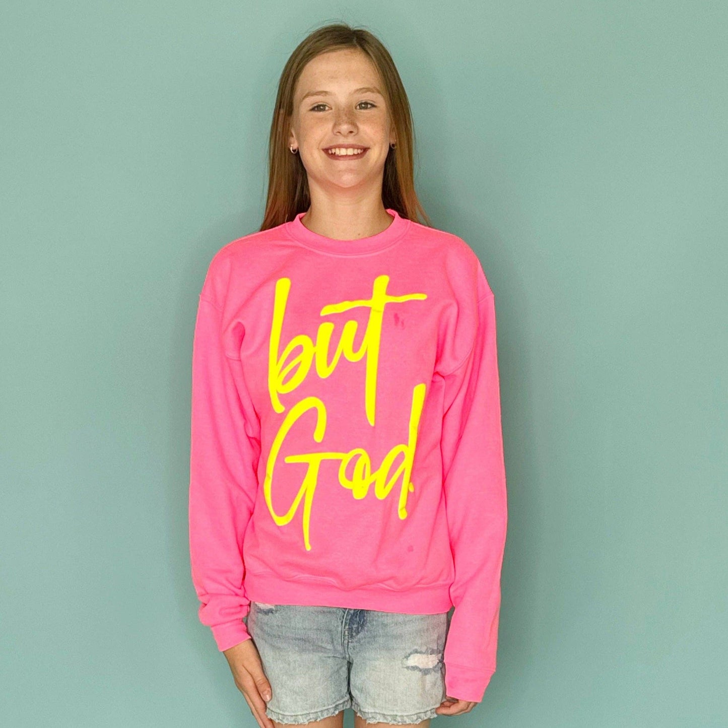 Puff But God Youth Sweatshirt